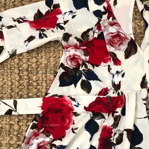 Anama Floral Long Sleeve Dress